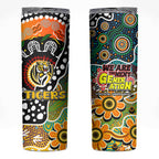 Tigers AFL Celebrating 50 Years of Naidoc Skinny Tumbler NAIDOC Week 2025 Aboriginal