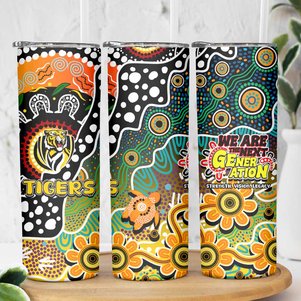 Tigers AFL Celebrating 50 Years of Naidoc Skinny Tumbler NAIDOC Week 2025 Aboriginal