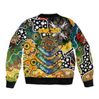 Personalised Tigers AFL Celebrating 50 Years of Naidoc Sleeve Zip Bomber Jacket NAIDOC Week 2025 Aboriginal