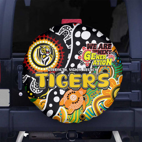 Tigers AFL Celebrating 50 Years of Naidoc Spare Tire Cover NAIDOC Week 2025 Aboriginal