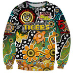 Personalised Tigers AFL Celebrating 50 Years of Naidoc Sweatshirt NAIDOC Week 2025 Aboriginal