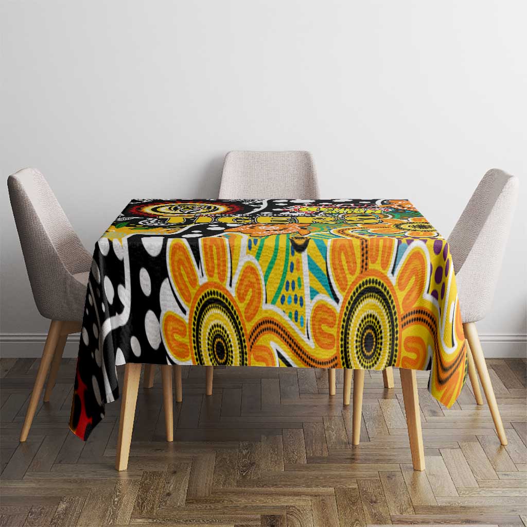 Tigers AFL Celebrating 50 Years of Naidoc Tablecloth NAIDOC Week 2025 Aboriginal