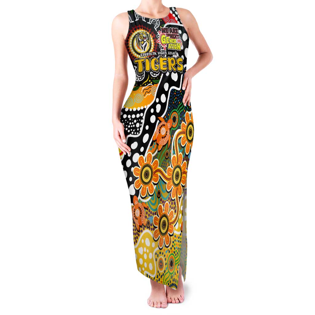 Personalised Tigers AFL Celebrating 50 Years of Naidoc Tank Maxi Dress NAIDOC Week 2025 Aboriginal