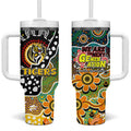 Tigers AFL Celebrating 50 Years of Naidoc Tumbler With Handle NAIDOC Week 2025 Aboriginal
