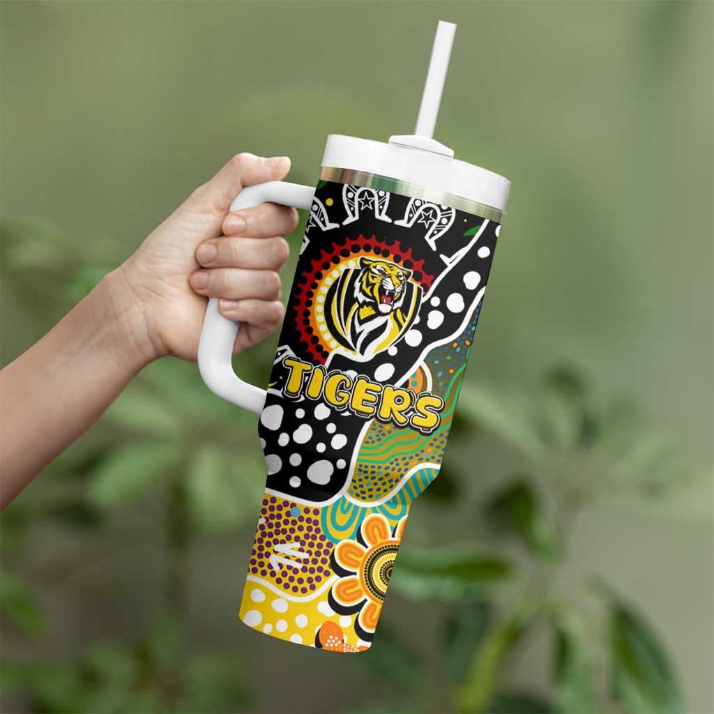 Tigers AFL Celebrating 50 Years of Naidoc Tumbler With Handle NAIDOC Week 2025 Aboriginal
