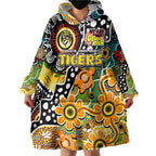 Personalised Tigers AFL Celebrating 50 Years of Naidoc Wearable Blanket Hoodie NAIDOC Week 2025 Aboriginal
