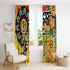 Tigers AFL Celebrating 50 Years of Naidoc Window Curtain NAIDOC Week 2025 Aboriginal