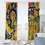 Tigers AFL Celebrating 50 Years of Naidoc Window Curtain NAIDOC Week 2025 Aboriginal