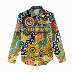 Personalised Tigers AFL Celebrating 50 Years of Naidoc Women Casual Shirt NAIDOC Week 2025 Aboriginal