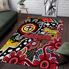 Saints AFL Celebrating 50 Years of Naidoc Area Rug NAIDOC Week 2025 Aboriginal