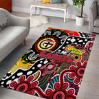 Saints AFL Celebrating 50 Years of Naidoc Area Rug NAIDOC Week 2025 Aboriginal
