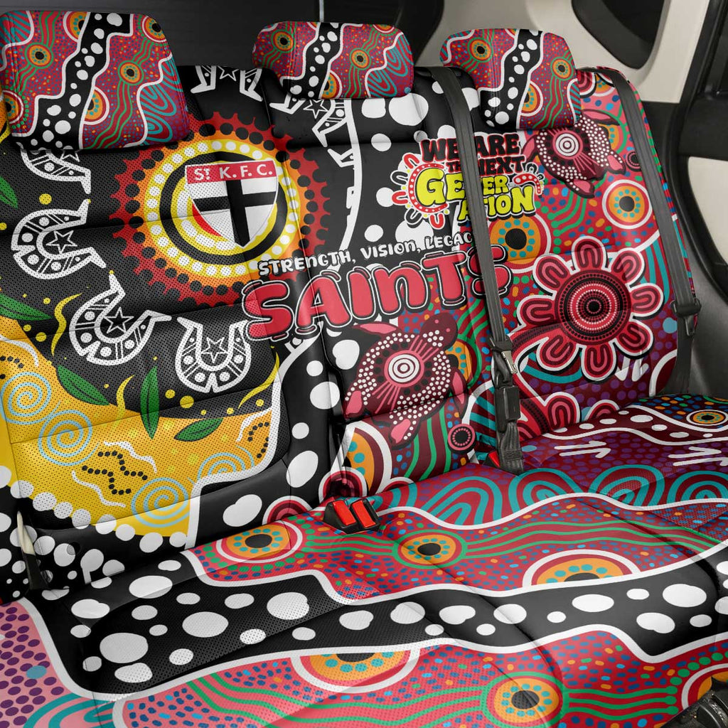 Saints AFL Celebrating 50 Years of Naidoc Back Car Seat Cover NAIDOC Week 2025 Aboriginal