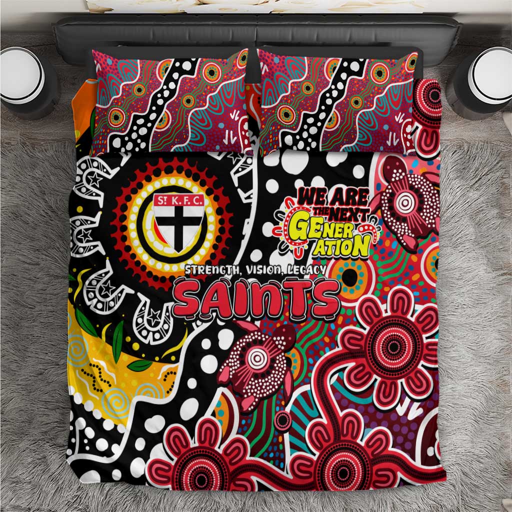 Saints AFL Celebrating 50 Years of Naidoc Bedding Set NAIDOC Week 2025 Aboriginal