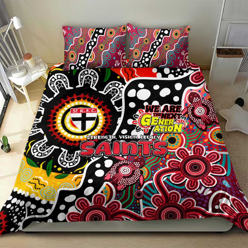 Saints AFL Celebrating 50 Years of Naidoc Bedding Set NAIDOC Week 2025 Aboriginal