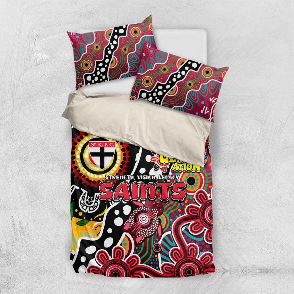Saints AFL Celebrating 50 Years of Naidoc Bedding Set NAIDOC Week 2025 Aboriginal