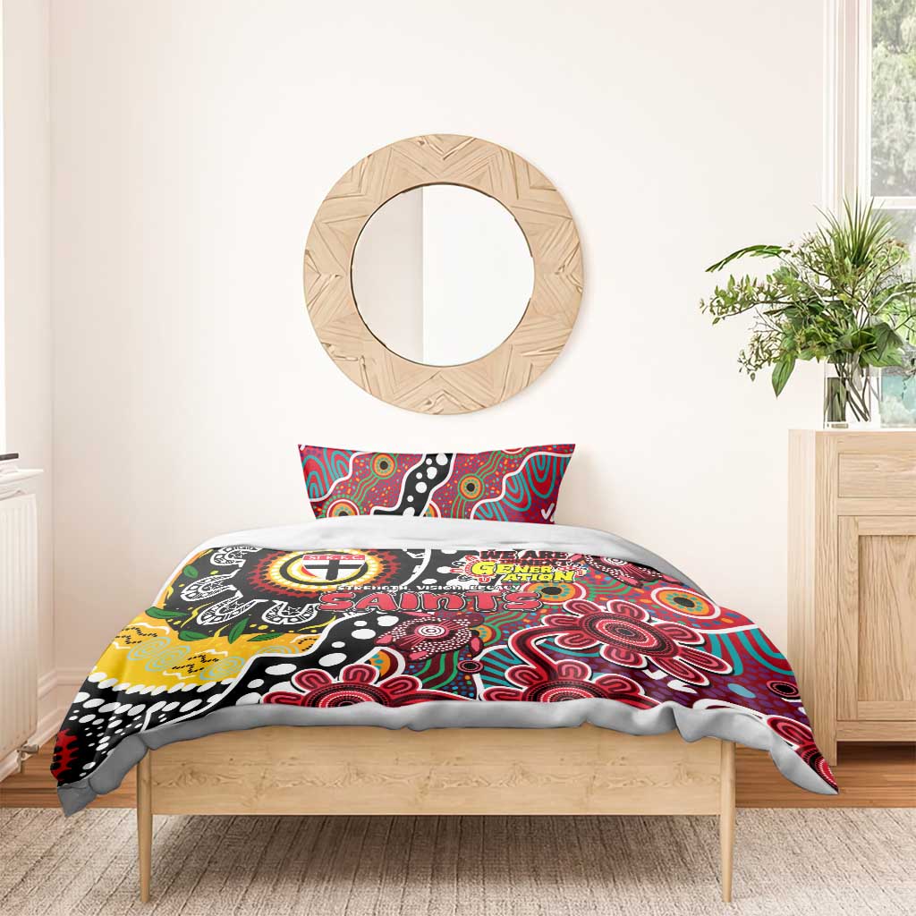 Saints AFL Celebrating 50 Years of Naidoc Bedding Set NAIDOC Week 2025 Aboriginal