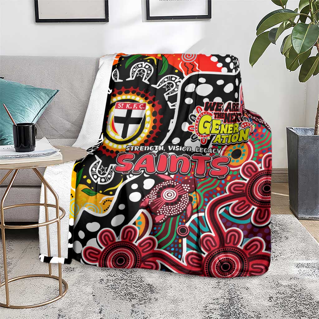 Saints AFL Celebrating 50 Years of Naidoc Blanket NAIDOC Week 2025 Aboriginal