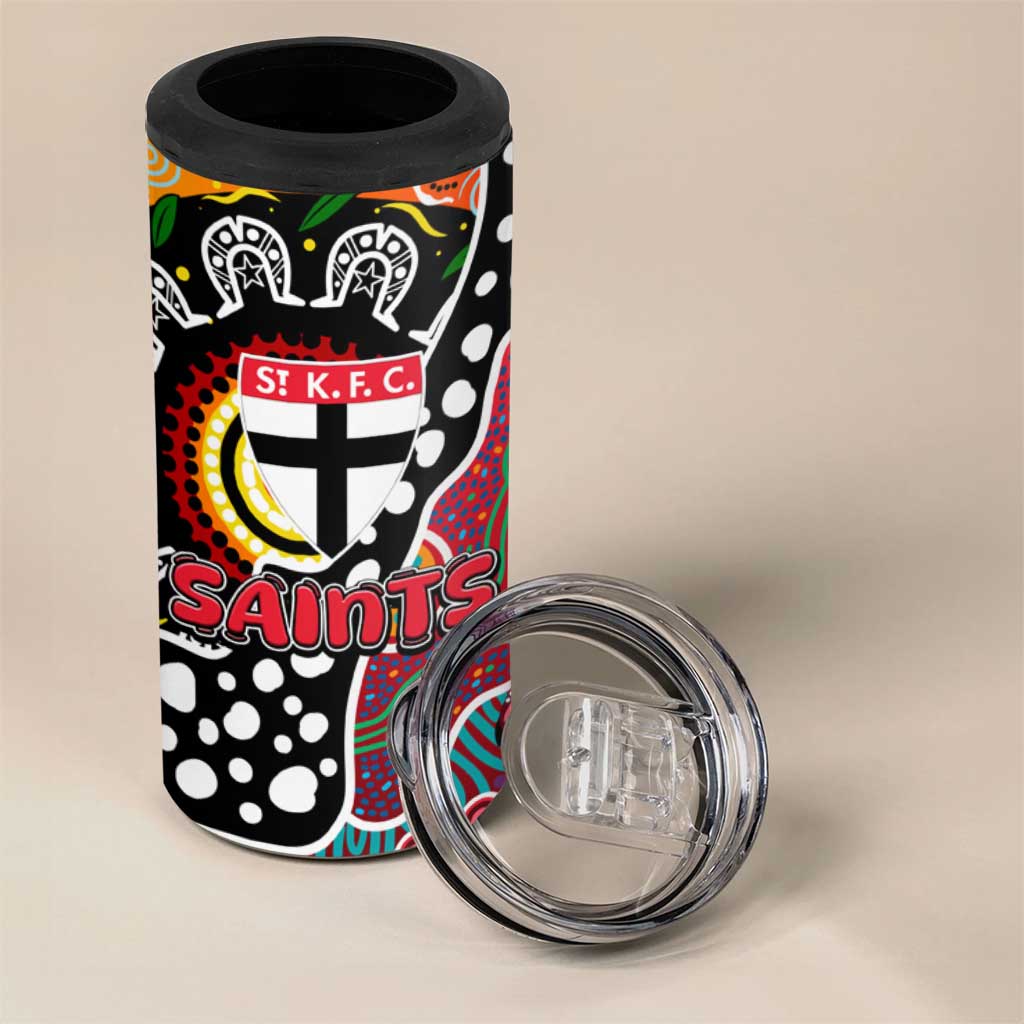 Saints AFL Celebrating 50 Years of Naidoc 4 in 1 Can Cooler Tumbler NAIDOC Week 2025 Aboriginal