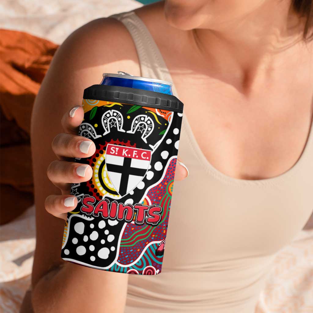 Saints AFL Celebrating 50 Years of Naidoc 4 in 1 Can Cooler Tumbler NAIDOC Week 2025 Aboriginal