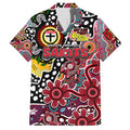 Personalised Saints AFL Celebrating 50 Years of Naidoc Family Matching Long Sleeve Bodycon Dress and Hawaiian Shirt NAIDOC Week 2025 Aboriginal