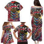 Personalised Saints AFL Celebrating 50 Years of Naidoc Family Matching Puletasi and Hawaiian Shirt NAIDOC Week 2025 Aboriginal