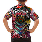 Personalised Saints AFL Celebrating 50 Years of Naidoc Family Matching Summer Maxi Dress and Hawaiian Shirt NAIDOC Week 2025 Aboriginal