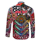 Personalised Saints AFL Celebrating 50 Years of Naidoc Family Matching Tank Maxi Dress and Hawaiian Shirt NAIDOC Week 2025 Aboriginal