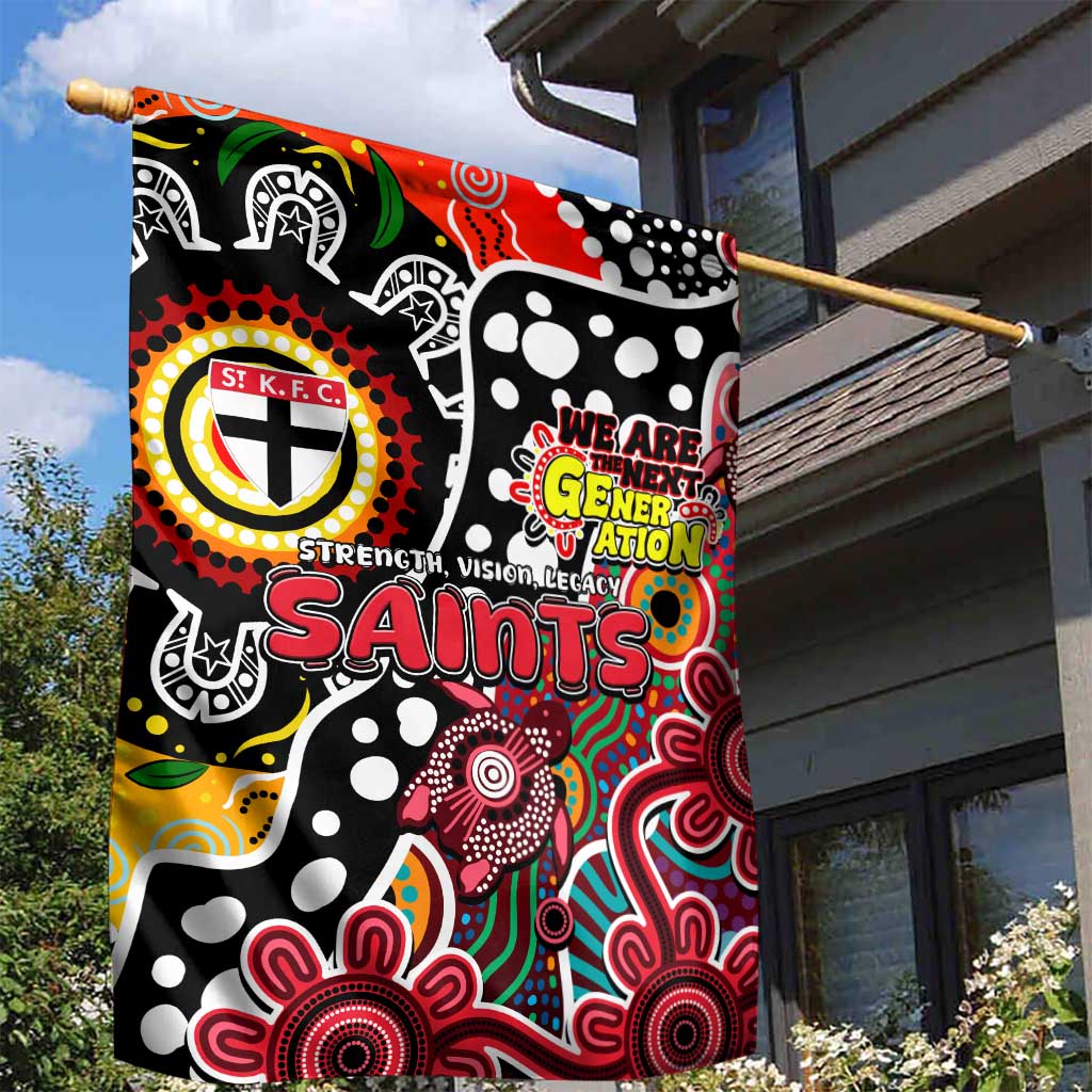 Saints AFL Celebrating 50 Years of Naidoc Garden Flag NAIDOC Week 2025 Aboriginal