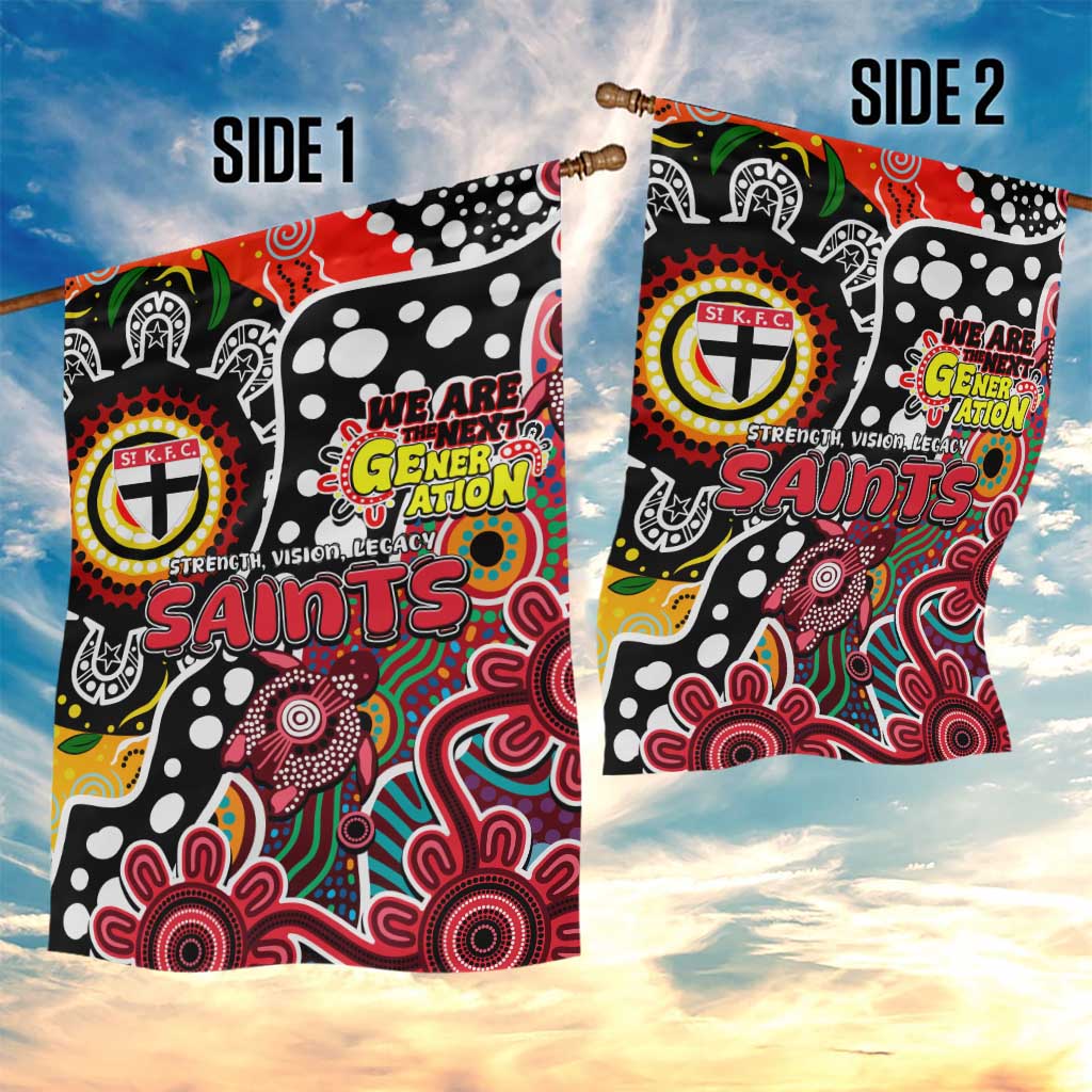 Saints AFL Celebrating 50 Years of Naidoc Garden Flag NAIDOC Week 2025 Aboriginal
