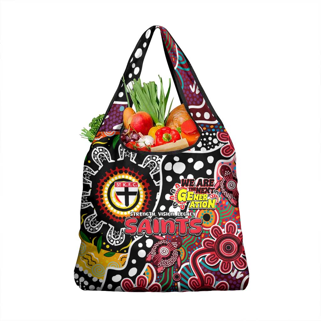 Saints AFL Celebrating 50 Years of Naidoc Grocery Bag NAIDOC Week 2025 Aboriginal