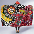 Saints AFL Celebrating 50 Years of Naidoc Hooded Blanket NAIDOC Week 2025 Aboriginal
