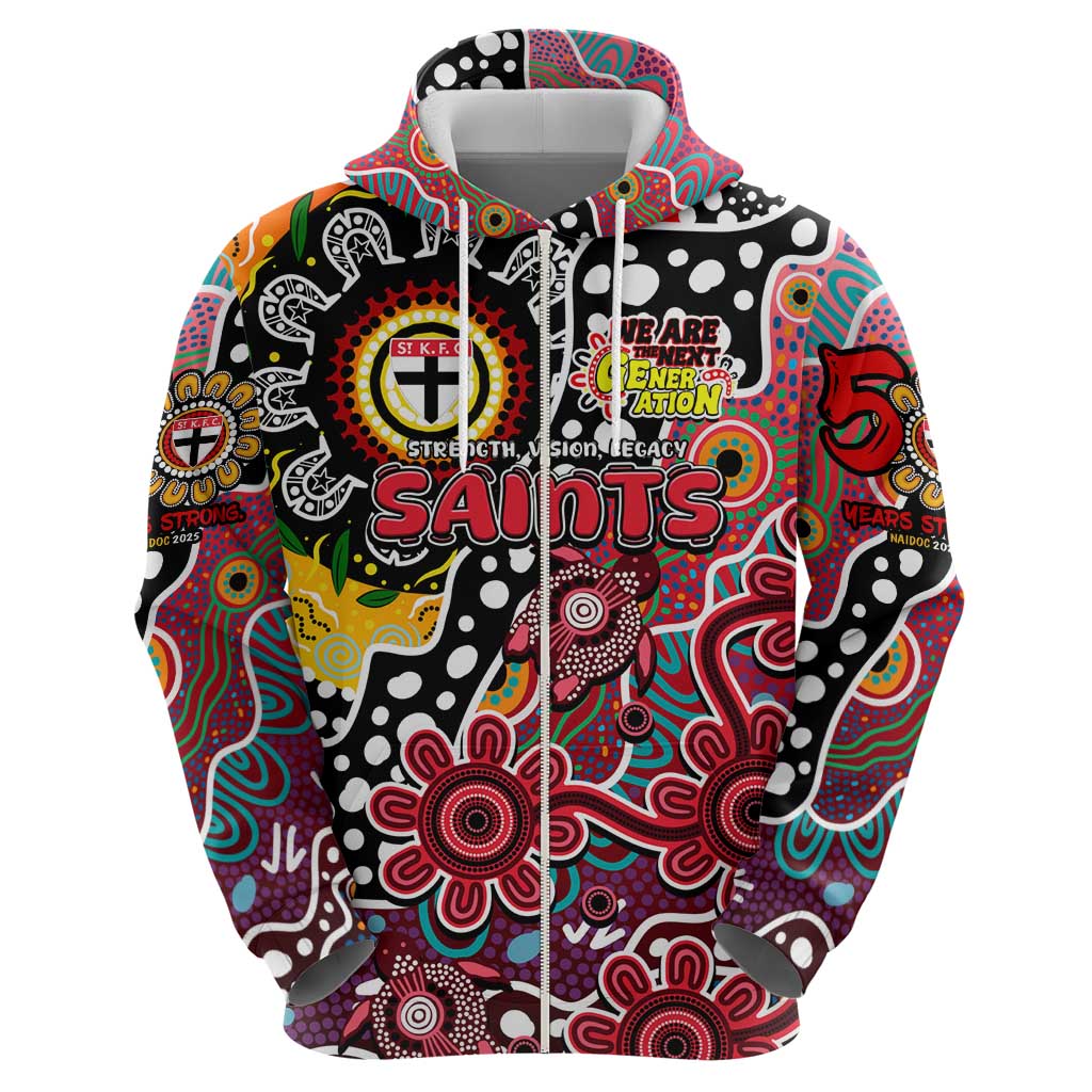 Personalised Saints AFL Celebrating 50 Years of Naidoc Hoodie NAIDOC Week 2025 Aboriginal
