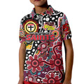 Personalised Saints AFL Celebrating 50 Years of Naidoc Kid Polo Shirt NAIDOC Week 2025 Aboriginal