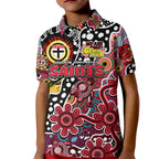 Personalised Saints AFL Celebrating 50 Years of Naidoc Kid Polo Shirt NAIDOC Week 2025 Aboriginal