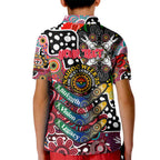 Personalised Saints AFL Celebrating 50 Years of Naidoc Kid Polo Shirt NAIDOC Week 2025 Aboriginal