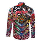 Personalised Saints AFL Celebrating 50 Years of Naidoc Long Sleeve Button Shirt NAIDOC Week 2025 Aboriginal