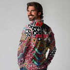 Personalised Saints AFL Celebrating 50 Years of Naidoc Long Sleeve Polo Shirt NAIDOC Week 2025 Aboriginal