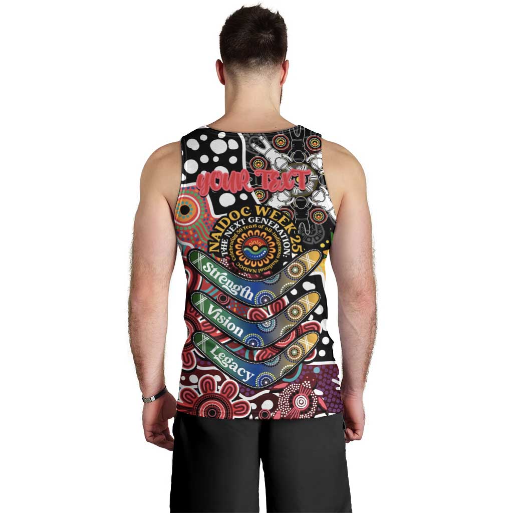 Personalised Saints AFL Celebrating 50 Years of Naidoc Men Tank Top NAIDOC Week 2025 Aboriginal