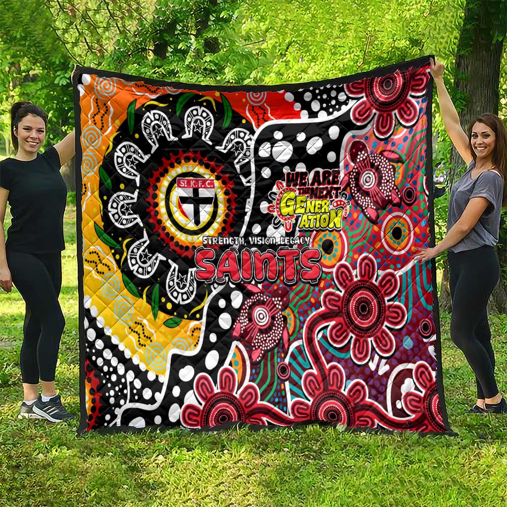 Saints AFL Celebrating 50 Years of Naidoc Quilt NAIDOC Week 2025 Aboriginal