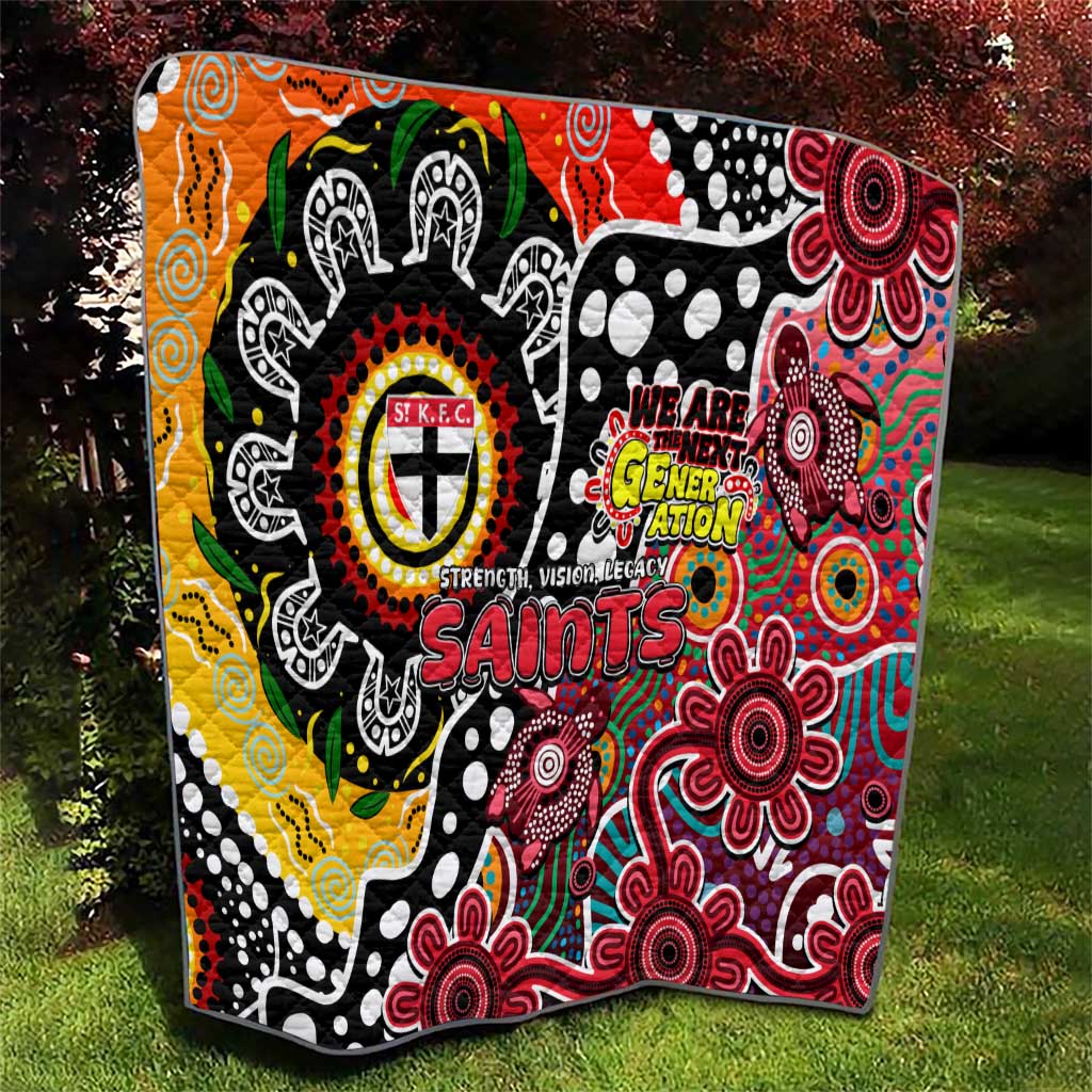 Saints AFL Celebrating 50 Years of Naidoc Quilt NAIDOC Week 2025 Aboriginal