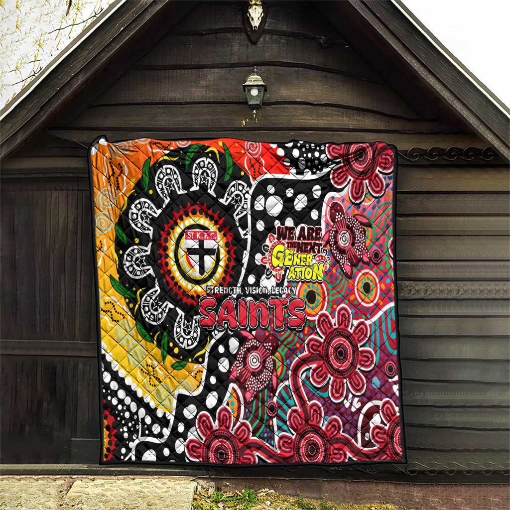 Saints AFL Celebrating 50 Years of Naidoc Quilt NAIDOC Week 2025 Aboriginal
