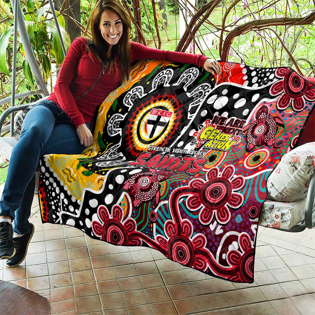Saints AFL Celebrating 50 Years of Naidoc Quilt NAIDOC Week 2025 Aboriginal
