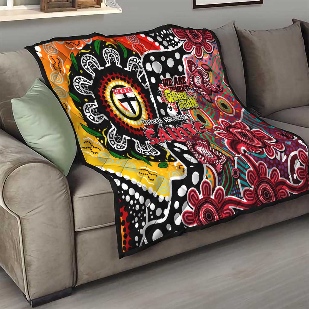 Saints AFL Celebrating 50 Years of Naidoc Quilt NAIDOC Week 2025 Aboriginal