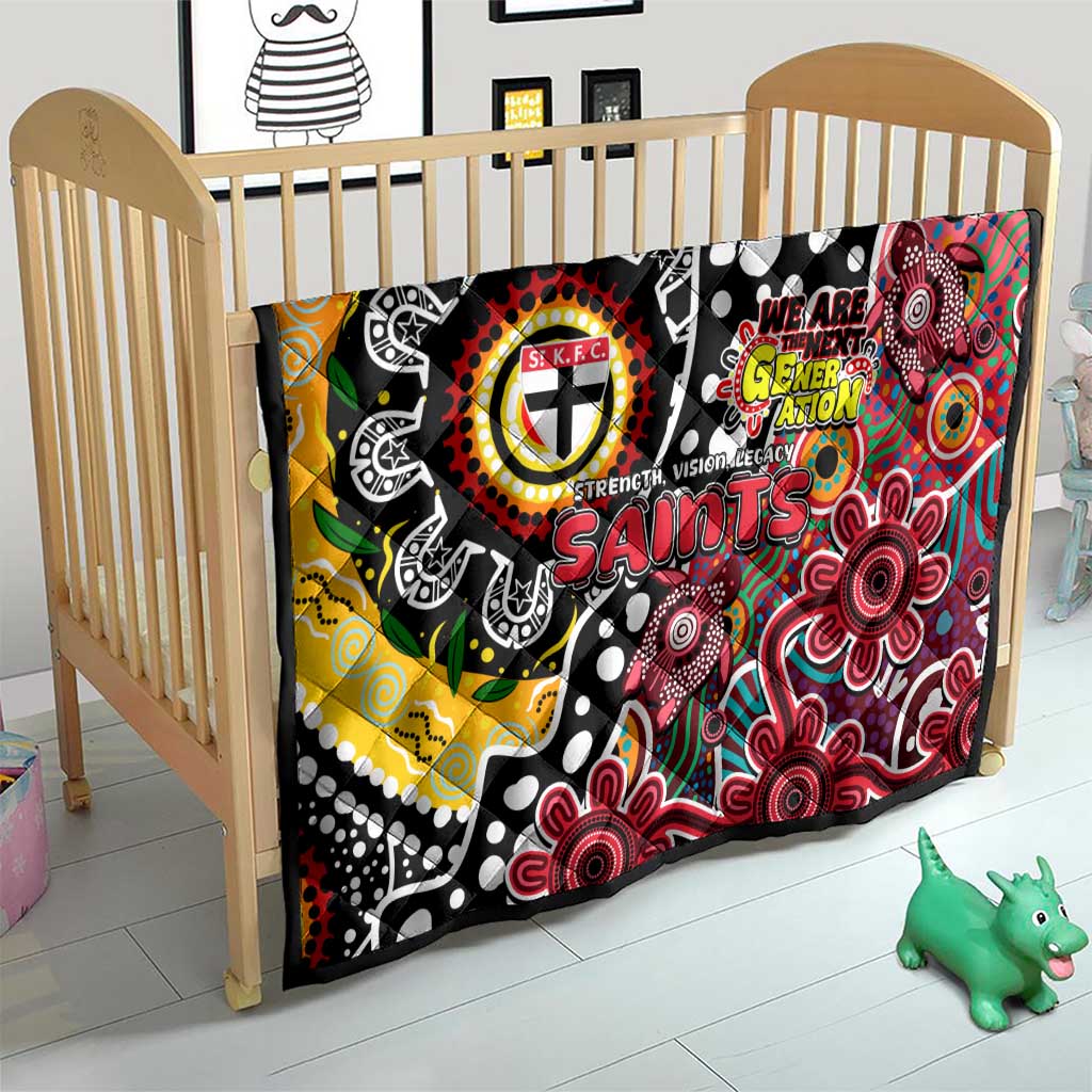 Saints AFL Celebrating 50 Years of Naidoc Quilt NAIDOC Week 2025 Aboriginal