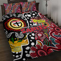 Saints AFL Celebrating 50 Years of Naidoc Quilt Bed Set NAIDOC Week 2025 Aboriginal