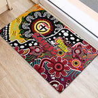 Saints AFL Celebrating 50 Years of Naidoc Rubber Doormat NAIDOC Week 2025 Aboriginal