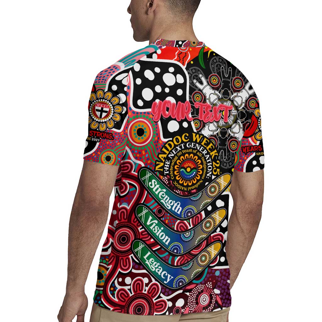 Personalised Saints AFL Celebrating 50 Years of Naidoc Rugby Jersey NAIDOC Week 2025 Aboriginal