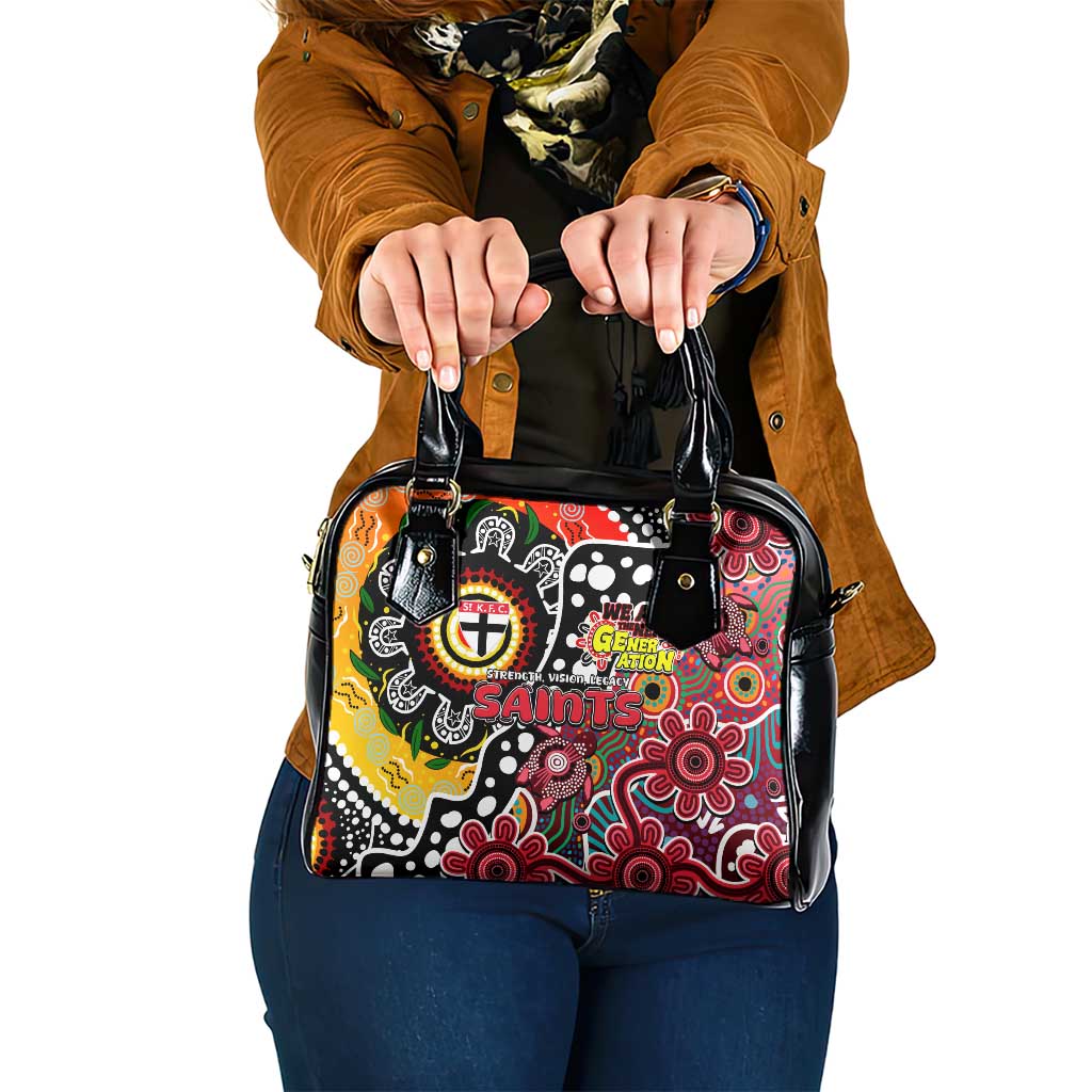 Saints AFL Celebrating 50 Years of Naidoc Shoulder Handbag NAIDOC Week 2025 Aboriginal