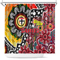 Saints AFL Celebrating 50 Years of Naidoc Shower Curtain NAIDOC Week 2025 Aboriginal