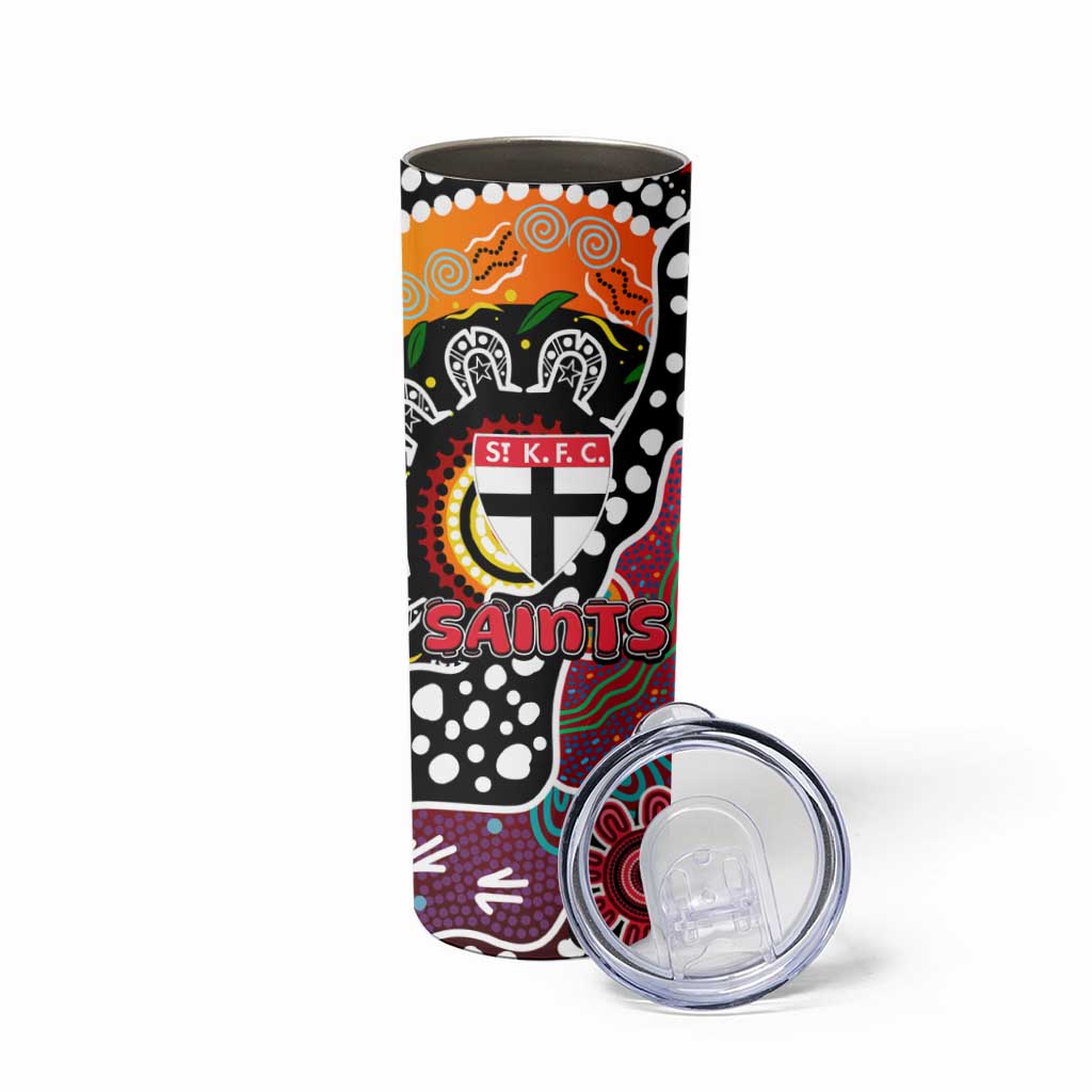 Saints AFL Celebrating 50 Years of Naidoc Skinny Tumbler NAIDOC Week 2025 Aboriginal